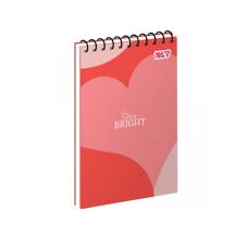 Блокнот A6/B6 Yes A6 PURE HEART 80л, спіральний