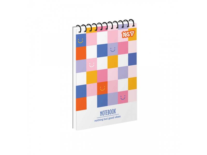 Блокнот ламінований Yes A7 COLOR POP 80л, спіральний Блокнот ламінований Yes A7 COLOR POP 80л, спіральний