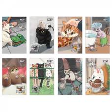 Блокнот A7 Yes A7 клеєний 48л NO RULET CUTIES
