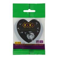 Стікери Zibi BLACK HEART 70*70 мм, 50 арк., чорні